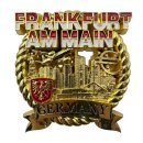 Metall Magnet Frankfurt gold glänzend