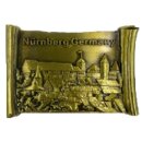 Premium Metall Magnet Nürnberg Burg Kaiserburg...