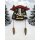 Kühlschrankmagnet Alpen Kuckucksuhr Magnet  Wetterhaus Thermometer Deko - Bayern