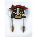 Kühlschrankmagnet Alpen Kuckucksuhr Magnet  Wetterhaus Thermometer Deko - Ingolstadt
