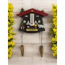 Kühlschrankmagnet Alpen Kuckucksuhr Magnet  Wetterhaus Thermometer Deko - Dinkelsbühl