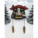 Kühlschrankmagnet Alpen Kuckucksuhr Magnet  Wetterhaus Thermometer Deko - Dinkelsbühl