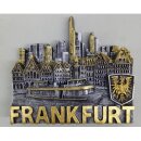 Magnet Poyresin Frankfurt bunt Extra 3D Riesig Grau