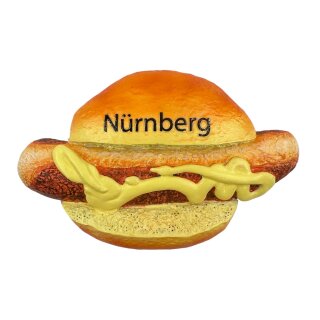 Poly Magnet Nürnberg Burger Handbemalt