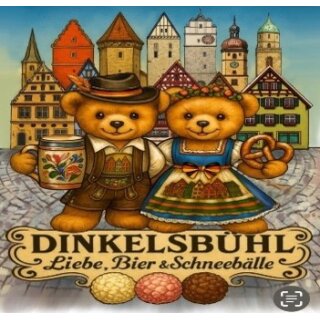 Holzmagnet Dinkelsbühl