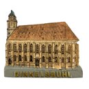 Dinkelsbühl Magnet mit St.-Georgs-Kirche im antiken Stil