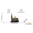 Köln Dom Magnet Kühlschrankmagnet Cologne - Silber Schwarz Gold