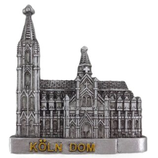 Köln Dom Magnet Kühlschrankmagnet Cologne - Silber
