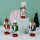 Nussknacker Christbaumschmuck 4er Set bunt in Box 10cm mit Aufhänger