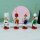 Nussknacker Christbaumschmuck 4er Set bunt in Box 10cm mit Aufhänger