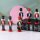 Nussknacker Christbaumschmuck 6er Set bunt in Box 10cm mit Aufhänger