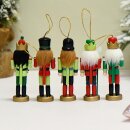 Nussknacker Christbaumschmuck 5er Set bunt in Box 13cm...