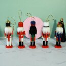 Nussknacker Christbaumschmuck 5er Set bunt in Box 13cm...