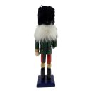 Premium Nussknacker Nutcracker Einzeln Verpackt in Box Sichtfenster Grün18cm