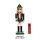 Premium Nussknacker Nutcracker Einzeln Verpackt in Box Sichtfenster Grün Rot Schwert 25cm