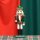 Premium Nussknacker Nutcracker Einzeln Verpackt in Box Sichtfenster Grün Rot Schwert 25cm