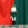 Premium Nussknacker Nutcracker Einzeln Verpackt in Box Sichtfenster Grün Rot Schwert 25cm