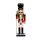 Premium Nussknacker Nutcracker Einzeln Verpackt in Box Sichtfenster Rot 25cm