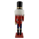Premium Nussknacker Nutcracker Einzeln Verpackt in Box Sichtfenster Rot Messer 30cm