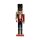 Premium Nussknacker Nutcracker Einzeln Verpackt in Box Sichtfenster Rot Messer 30cm