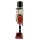 Premium Nussknacker Nutcracker Einzeln Verpackt in Box Sichtfenster Rot Messer 30cm