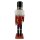 Premium Nussknacker Nutcracker Einzeln Verpackt in Box Sichtfenster Rot Messer 30cm
