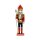 Premium Nussknacker Nutcracker Einzeln Verpackt in Box Sichtfenster Rot 30cm