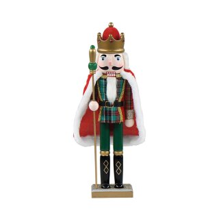 Nussknacker Nutcracker Einzeln Verpackt in Box Sichtfenster Rot Grün ca.38-40cm