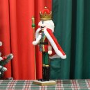 Nussknacker Nutcracker Einzeln Verpackt in Box Sichtfenster Rot Grün ca.38-40cm