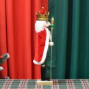 Nussknacker Nutcracker Einzeln Verpackt in Box Sichtfenster Rot Grün ca.38-40cm