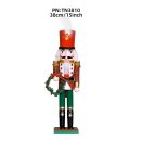 Nussknacker Nutcracker Einzeln Verpackt in Box Sichtfenster Rot Grün kariert ca.38-40cm