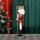 Nussknacker Nutcracker Einzeln Verpackt in Box Sichtfenster Dunkelrot ca.38-40cm