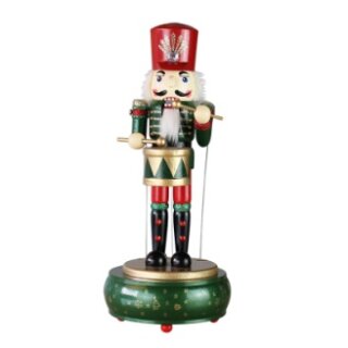 Nussknacker Nutcracker Einzeln Verpackt in Box Sichtfenster Mechanisch 38-40cm