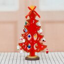 Weihnachtbaum Deko Weihnachten Weihnachtsdeko Christmas Tannenbaum ca. 25cm Rot