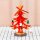 Weihnachtbaum Deko Weihnachten Weihnachtsdeko Christmas Tannenbaum ca. 15cm Rot