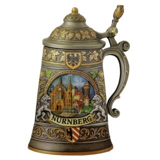 Holzmagnet Nürnberg Bierkurg Beweglich