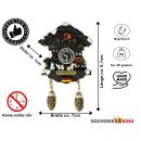 Winter Kuckucksuhr Magnet Wetterhaus Thermomether Deko -...