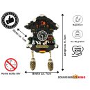 Winter Kuckucksuhr Magnet Wetterhaus Thermomether Deko -...