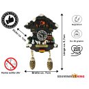 Winter Kuckucksuhr Magnet Wetterhaus Thermomether Deko -...