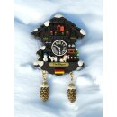 Winter Kuckucksuhr Magnet Wetterhaus Thermomether Deko - Überlingen