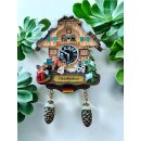 Kuckucksuhr Magnet Souvenir Skiurlaub Ski Kühlschrankmagnet Oktoberfest