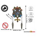 Kühlschrankmagnet Alpen Kuckucksuhr Magnet  Urlaubserinnerung Mitbringsel Deko - Coburg