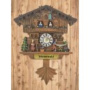 Kühlschrankmagnet Alpen Kuckucksuhr Magnet  Urlaubserinnerung Mitbringsel Deko - Mittenwald