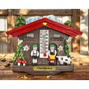 Kühlschrankmagnet Alpen Kuckucksuhr Magnet  Wetterhaus Thermometer Deko - Oktoberfest