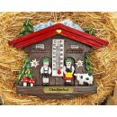 Kühlschrankmagnet Alpen Kuckucksuhr Magnet  Wetterhaus Thermometer Deko - Oktoberfest