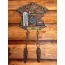 Kühlschrankmagnet Alpen Kuckucksuhr Magnet  Wetterhaus Thermometer Deko - Trier