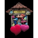 Kühlschrankmagnet Alpen Kuckucksuhr Magnet LiebespaarMitbringsel Deko - Andechs