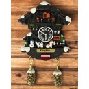 Winter Kuckucksuhr Magnet Wetterhaus Thermomether Deko - Salzburg