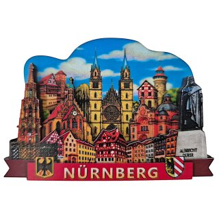 Holzmagnet Nürnberg