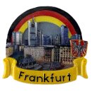 Frankfurt Magnet Polyresin Deutschland Flagge...